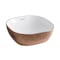 Whitehaus Sqr Above Mount Basin W/ An Embossed Exterior, Interior, And Center Drai WH71301-F23 - alternate 1